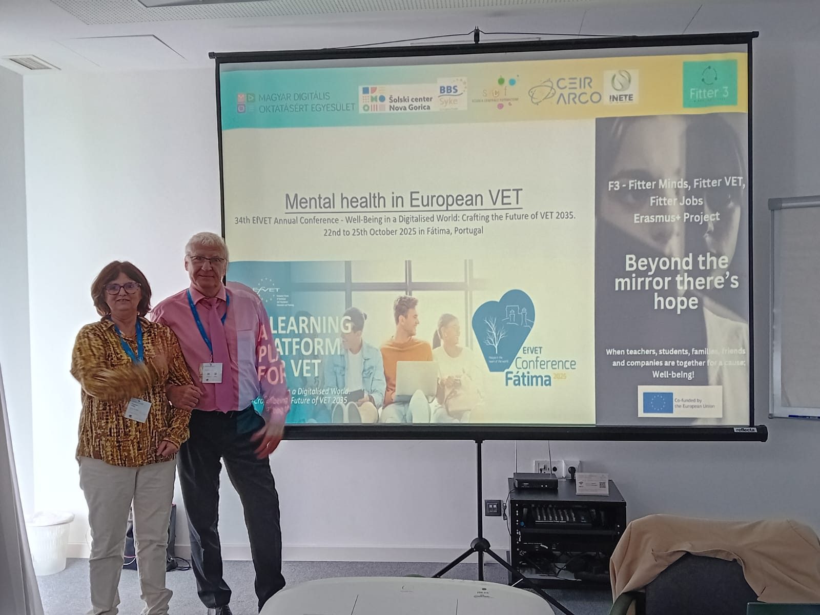 F3 partners presenting Mental health in European VET at the EfVET Annual Conference