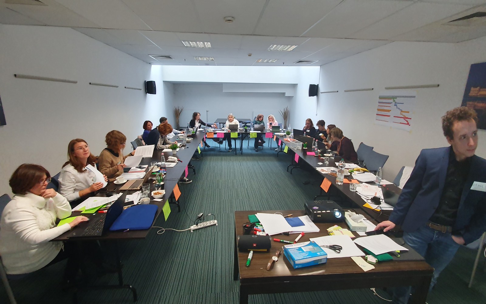 F3 partners collaborating at the Budapest meeting