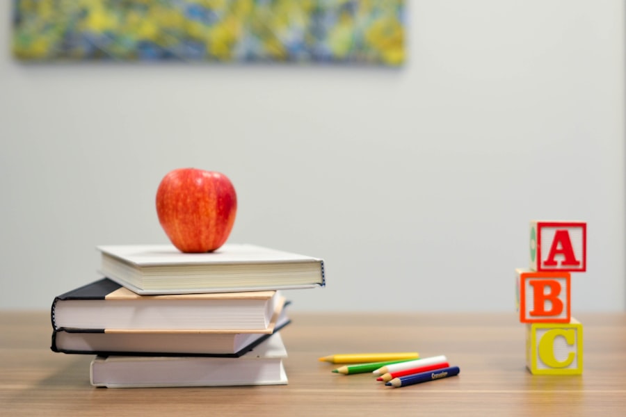 Teacher supporting students in a classroom